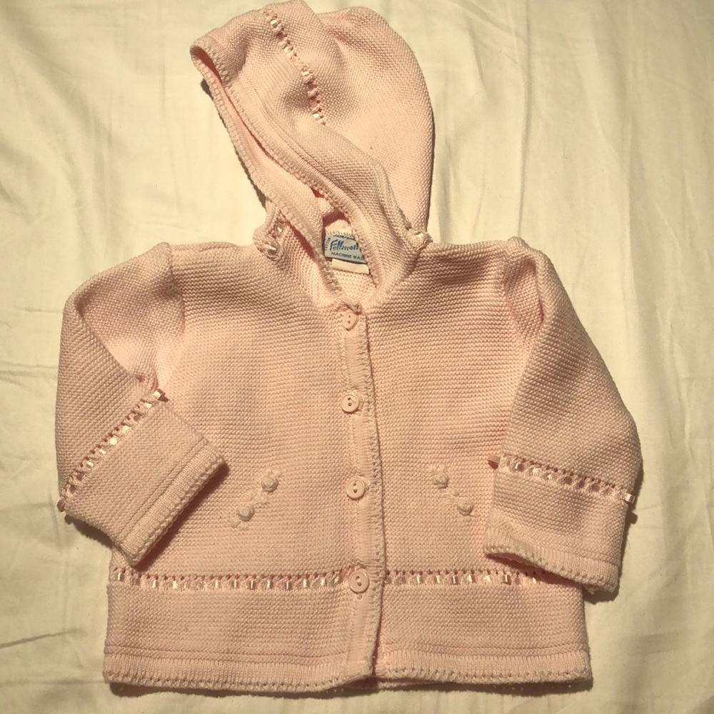 Feltman Bros Pink Cardigan Sweater 3mos